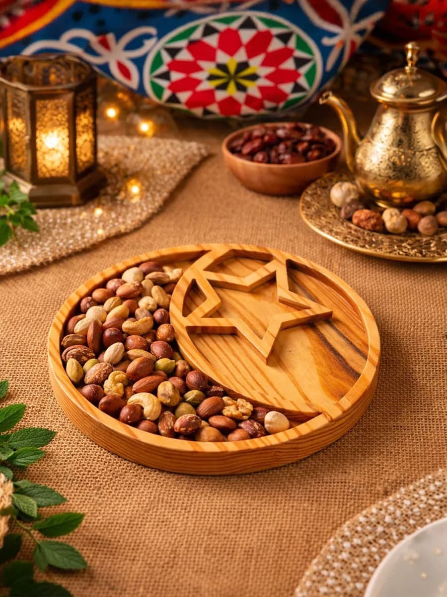 Star serving plate