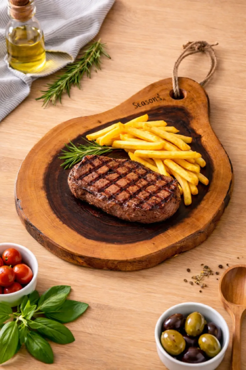 Round cutting board