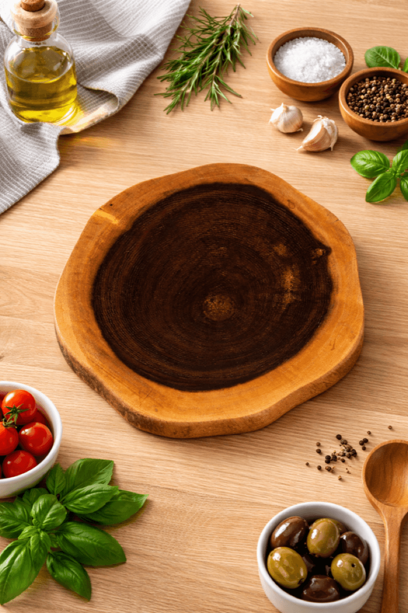 Round Sheesham Board — alternate