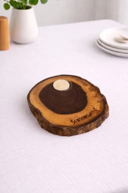 Large Coaster with candle 0