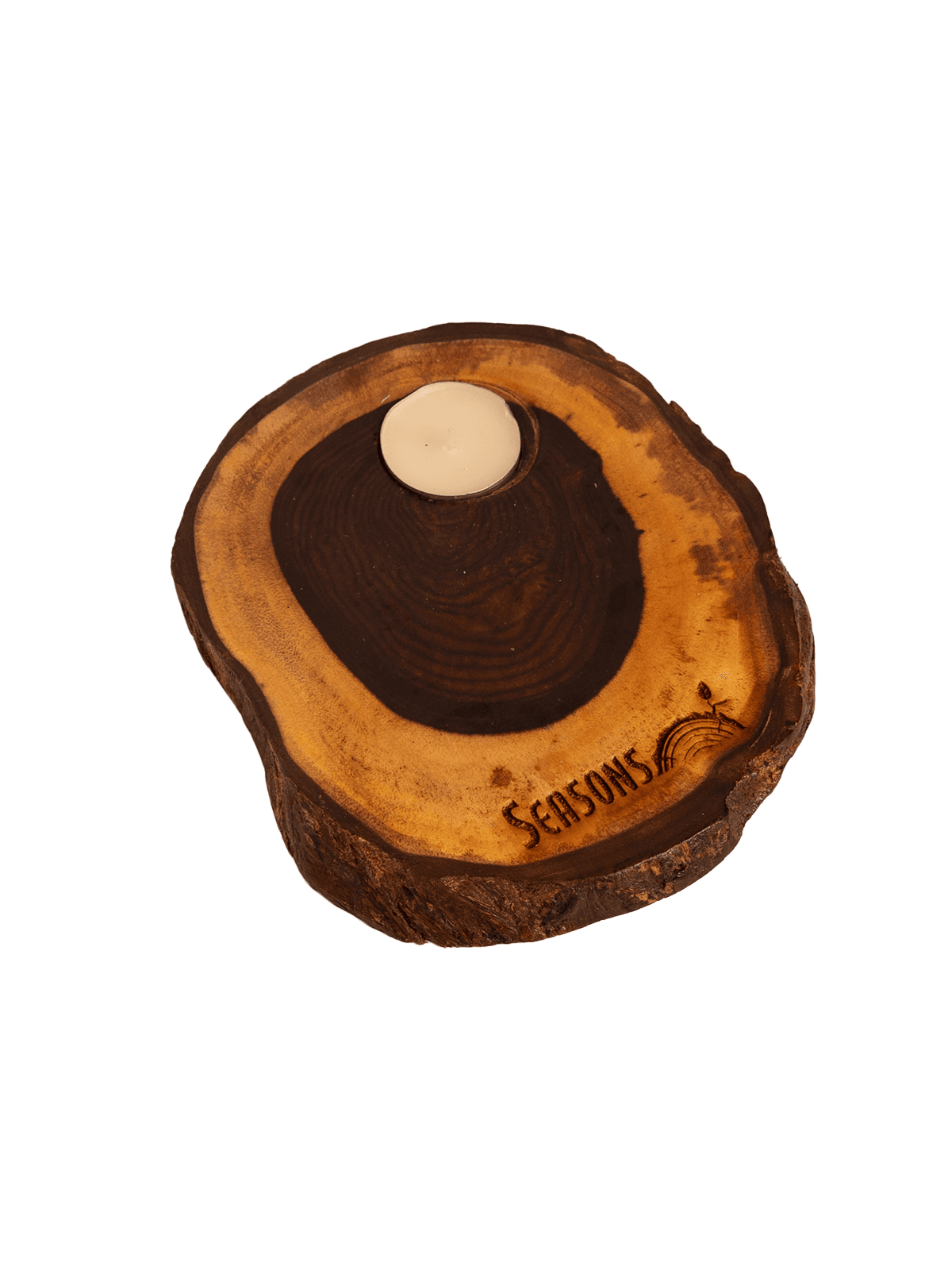 Large Coaster with Candle — alternate