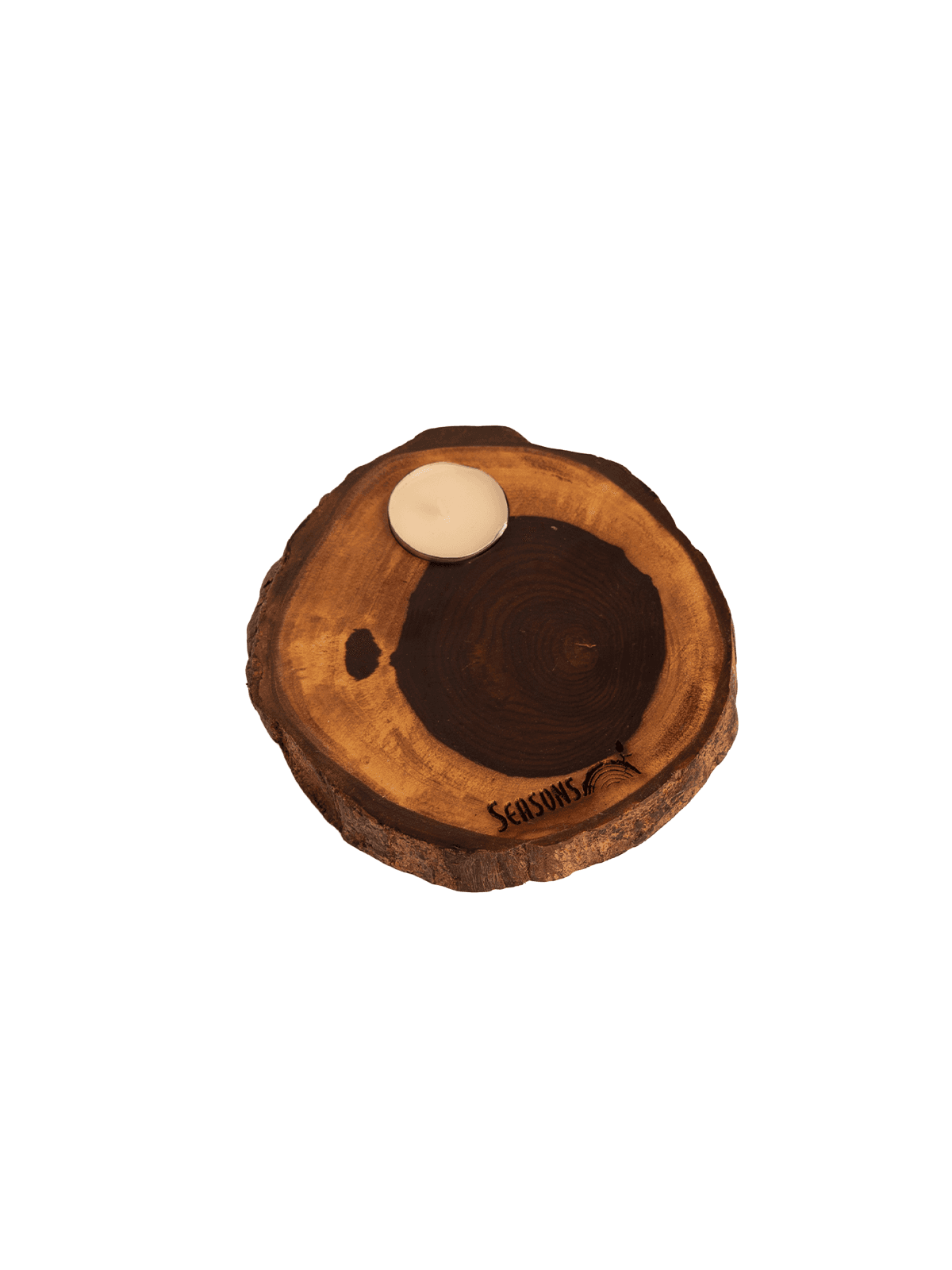 Small Coaster with Candle — alternate