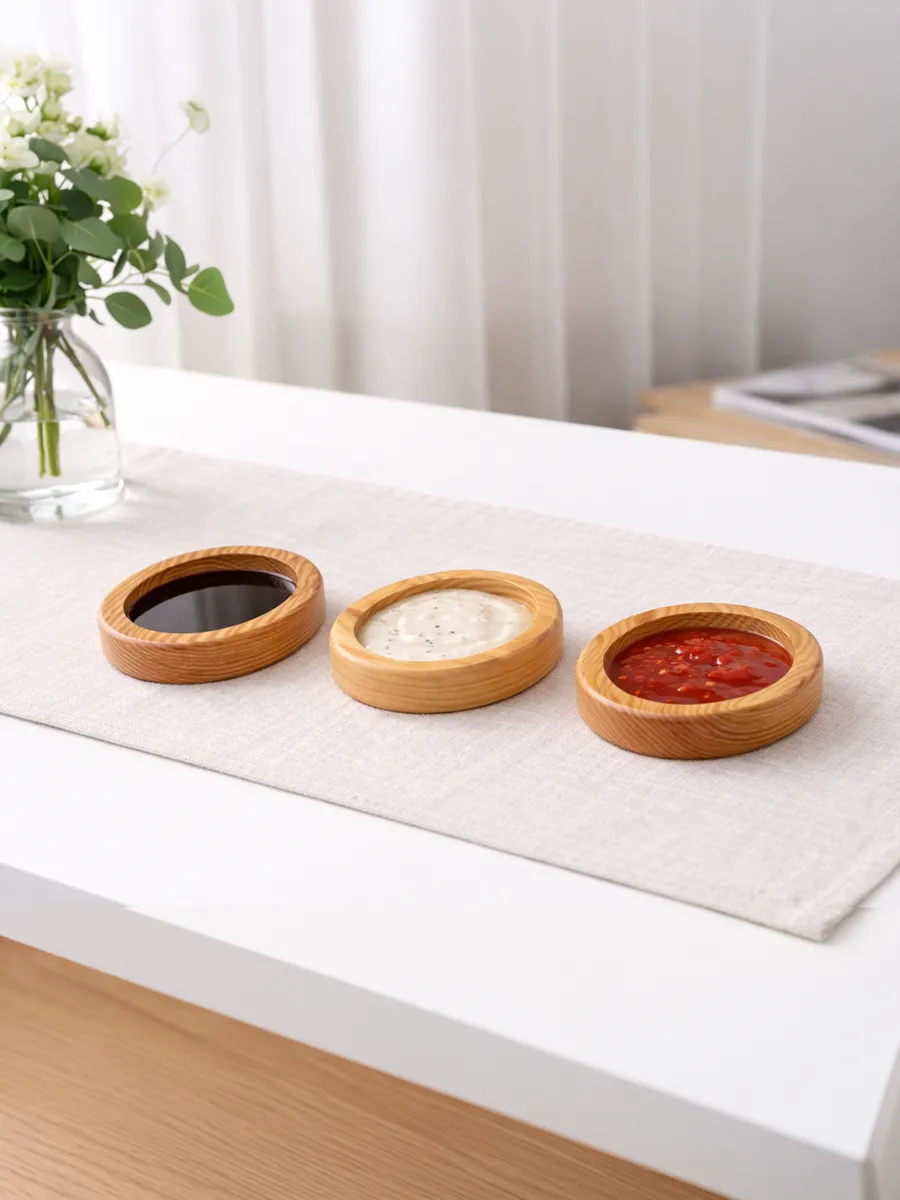 Oval dipping plate