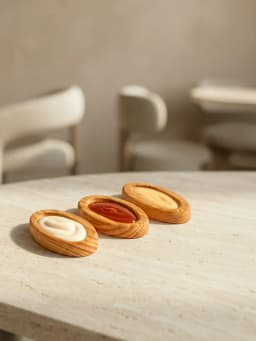 Mini oval dipping plate 0