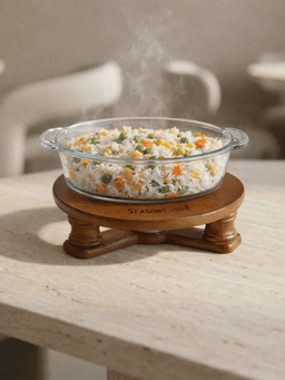 Set of 2-wood food warmer 2