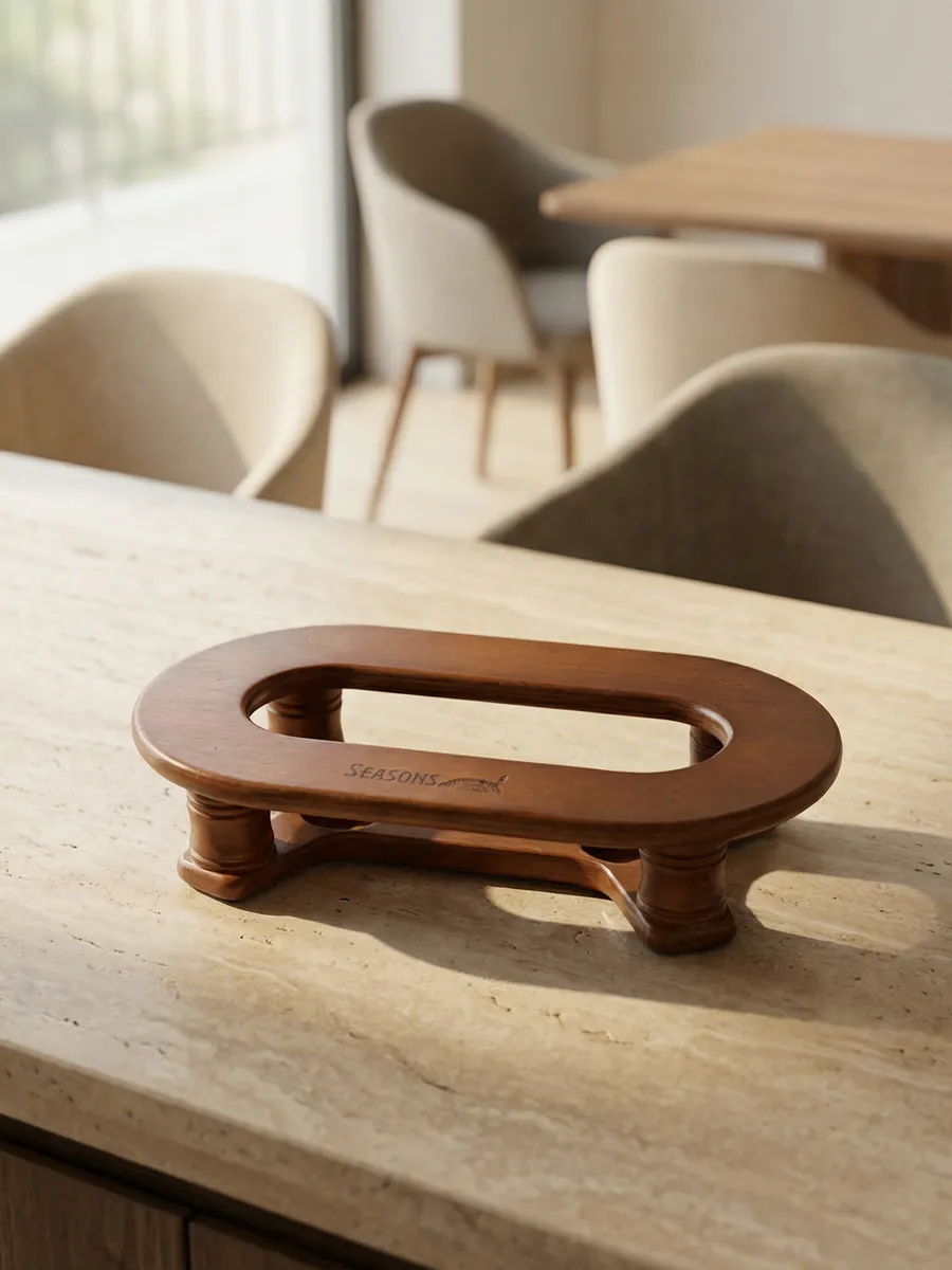 Large wood food warmer — alternate