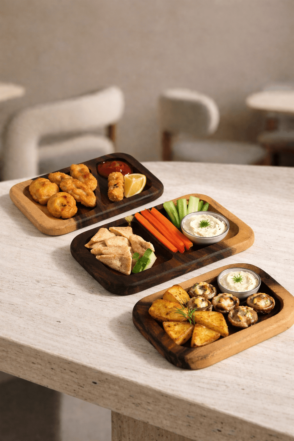 Set of 3-Rectangle Plates
