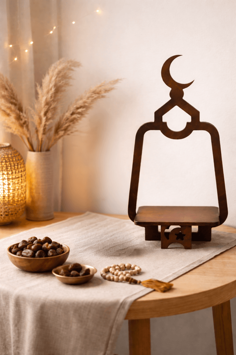 Large Crescent Serving Stand