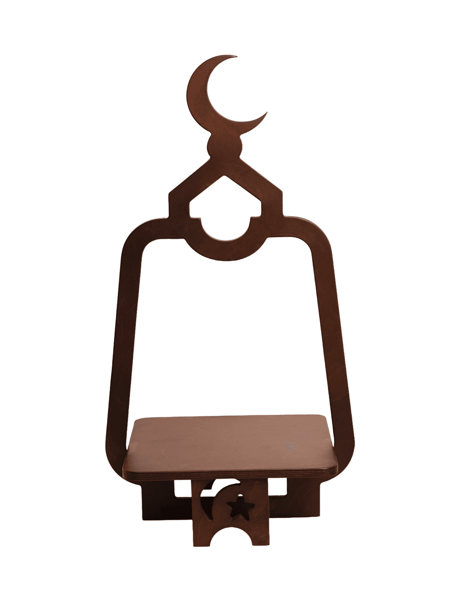 Large Crescent Serving Stand — alternate