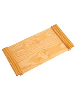 large wooden tray with wood handle 2